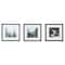 3 Pack Black 8&#x22; x 8&#x22; Frame Set with Mat, Gallery&#x2122; by Studio D&#xE9;cor&#xAE;